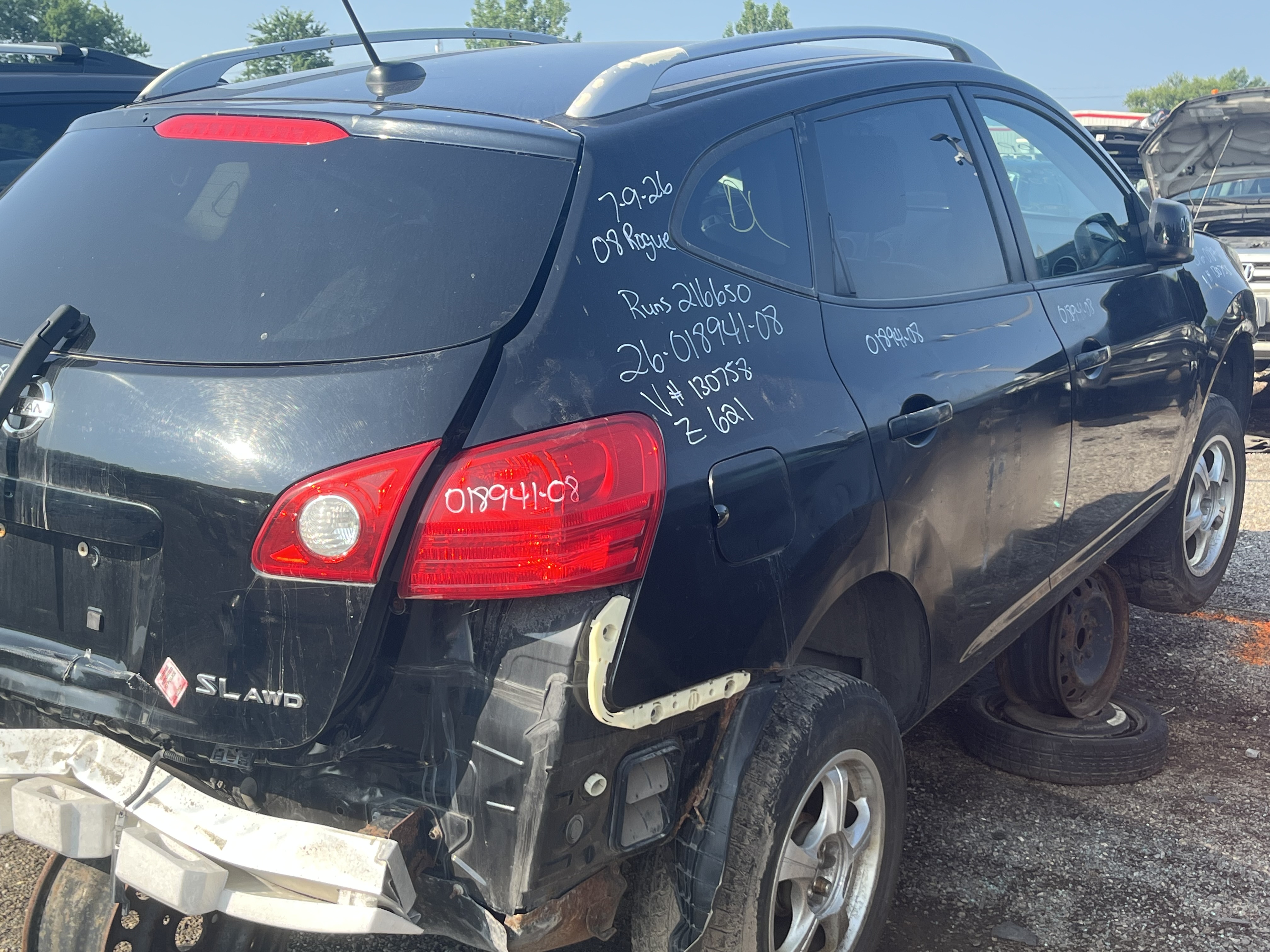 NISSAN ROGUE 2008
