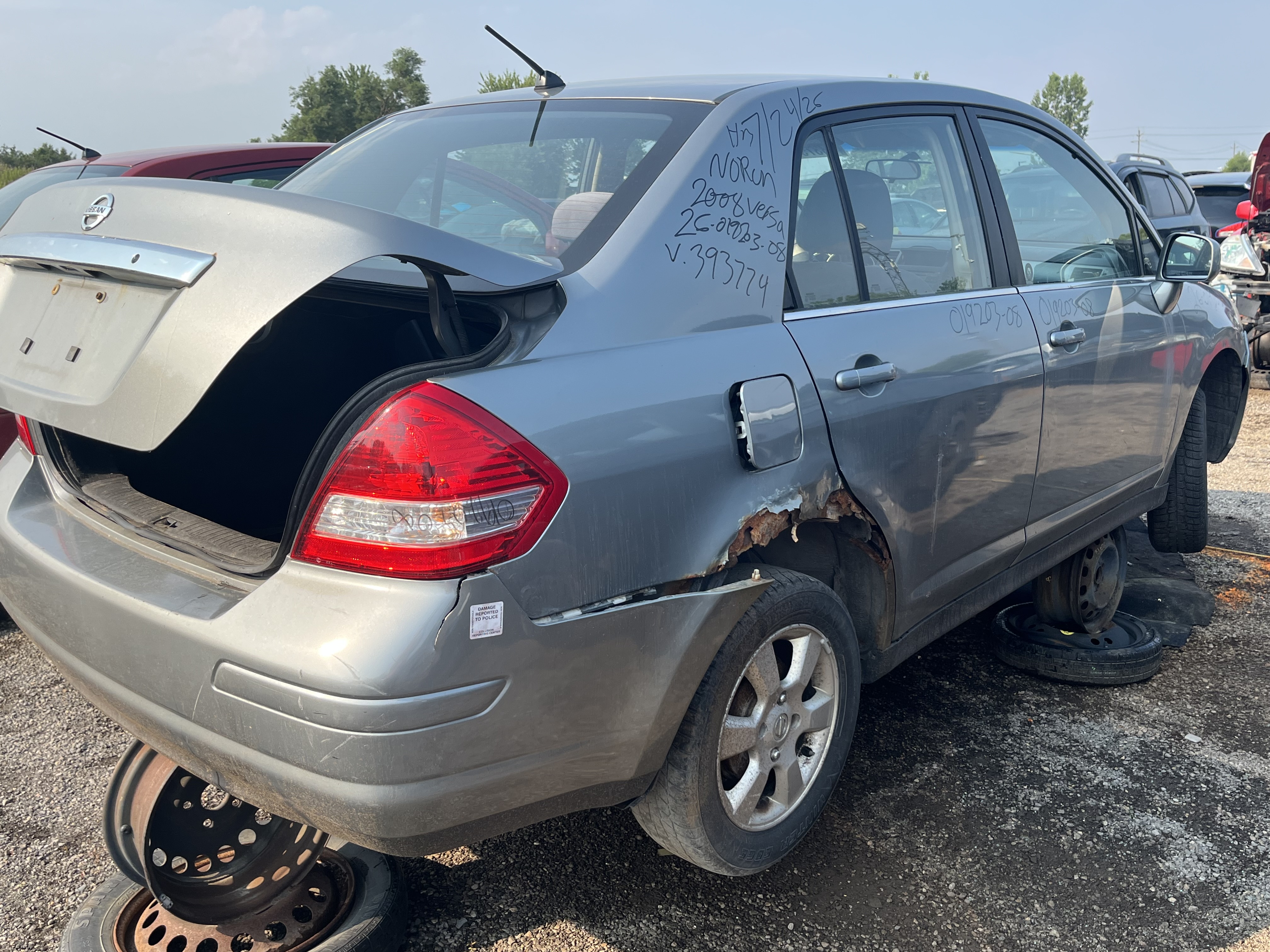 NISSAN VERSA 2008