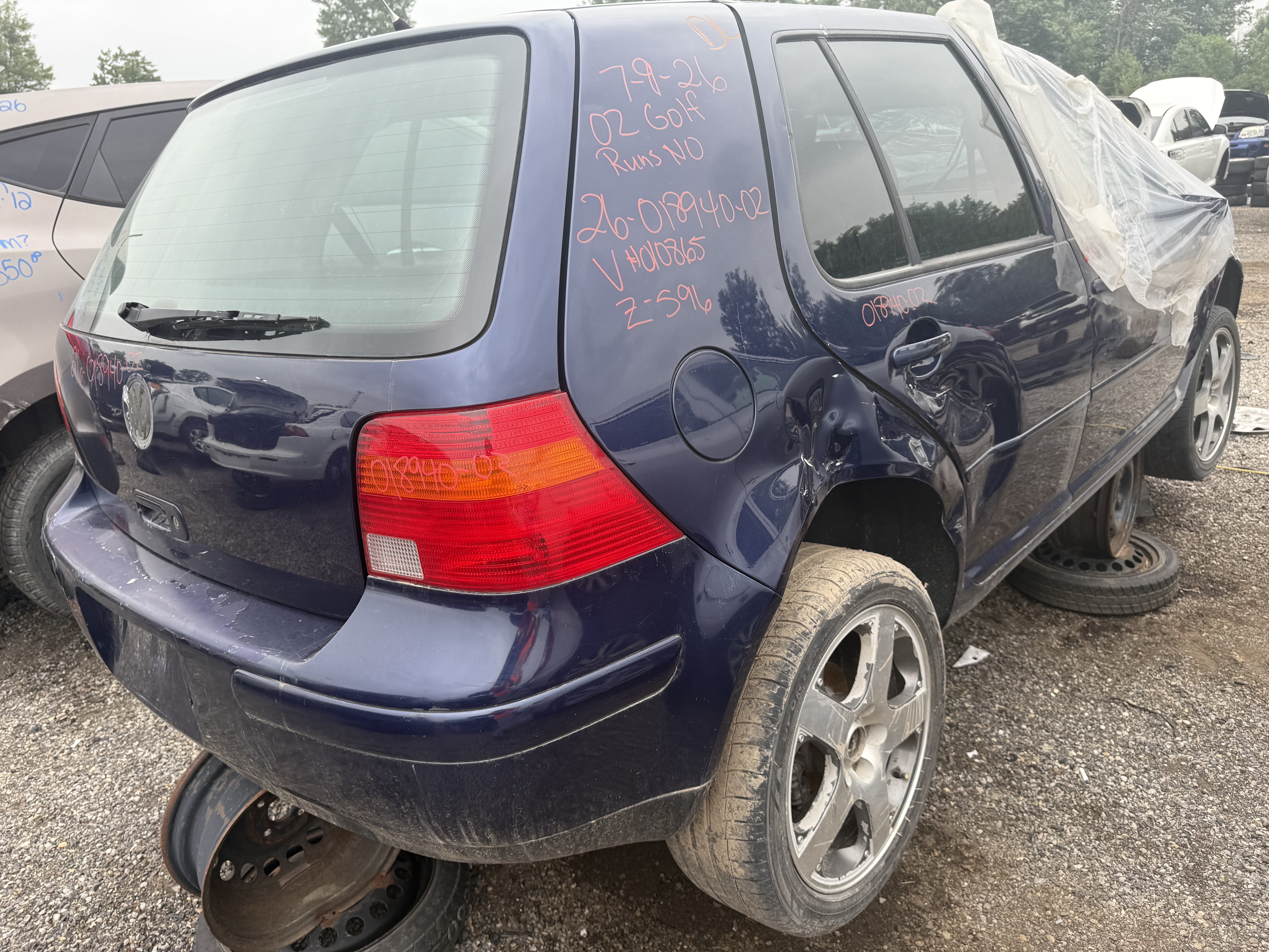 VOLKSWAGEN GOLF 2002