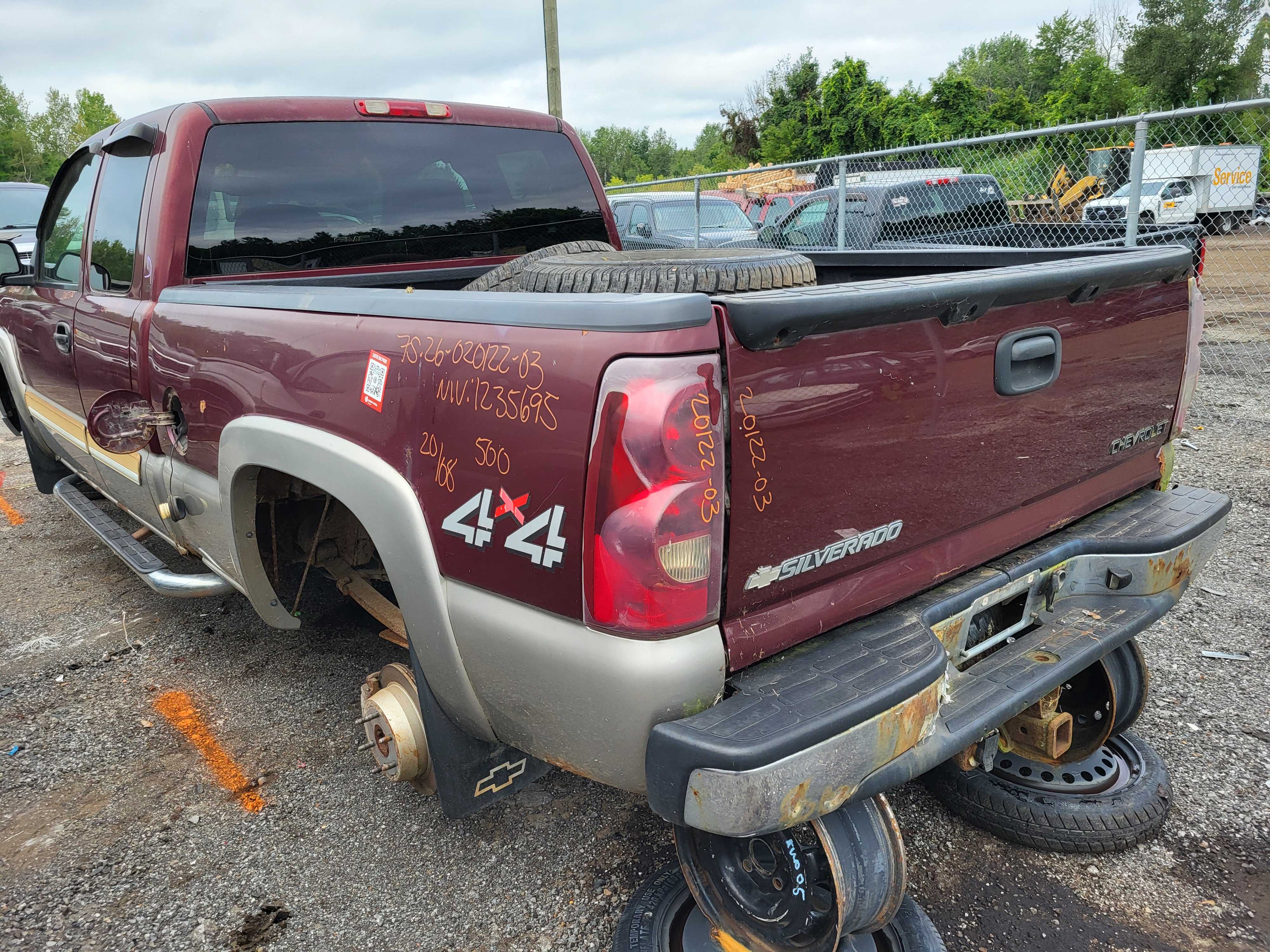 CHEVROLET SILVERADO 1500 2003