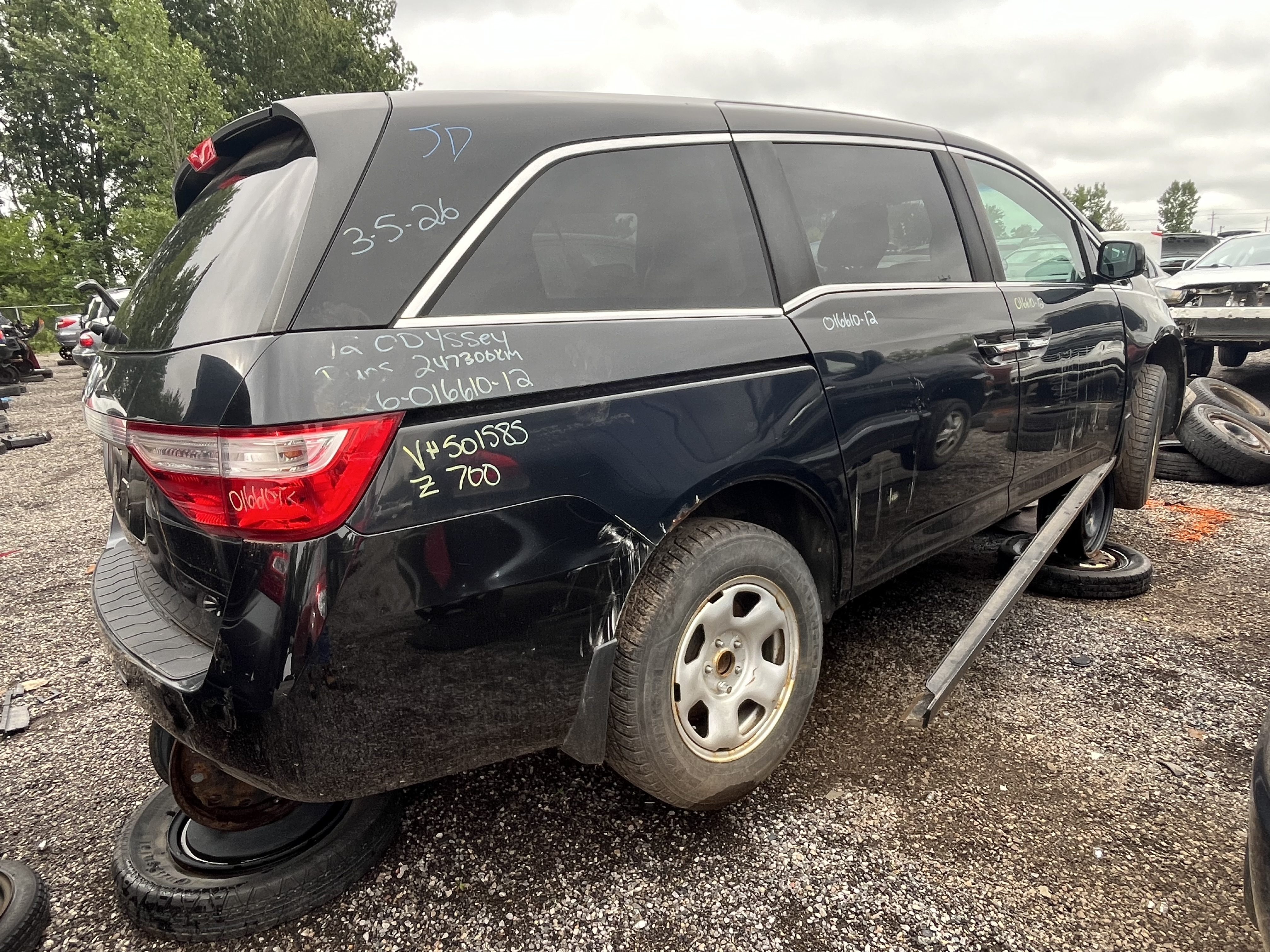 HONDA ODYSSEY 2012