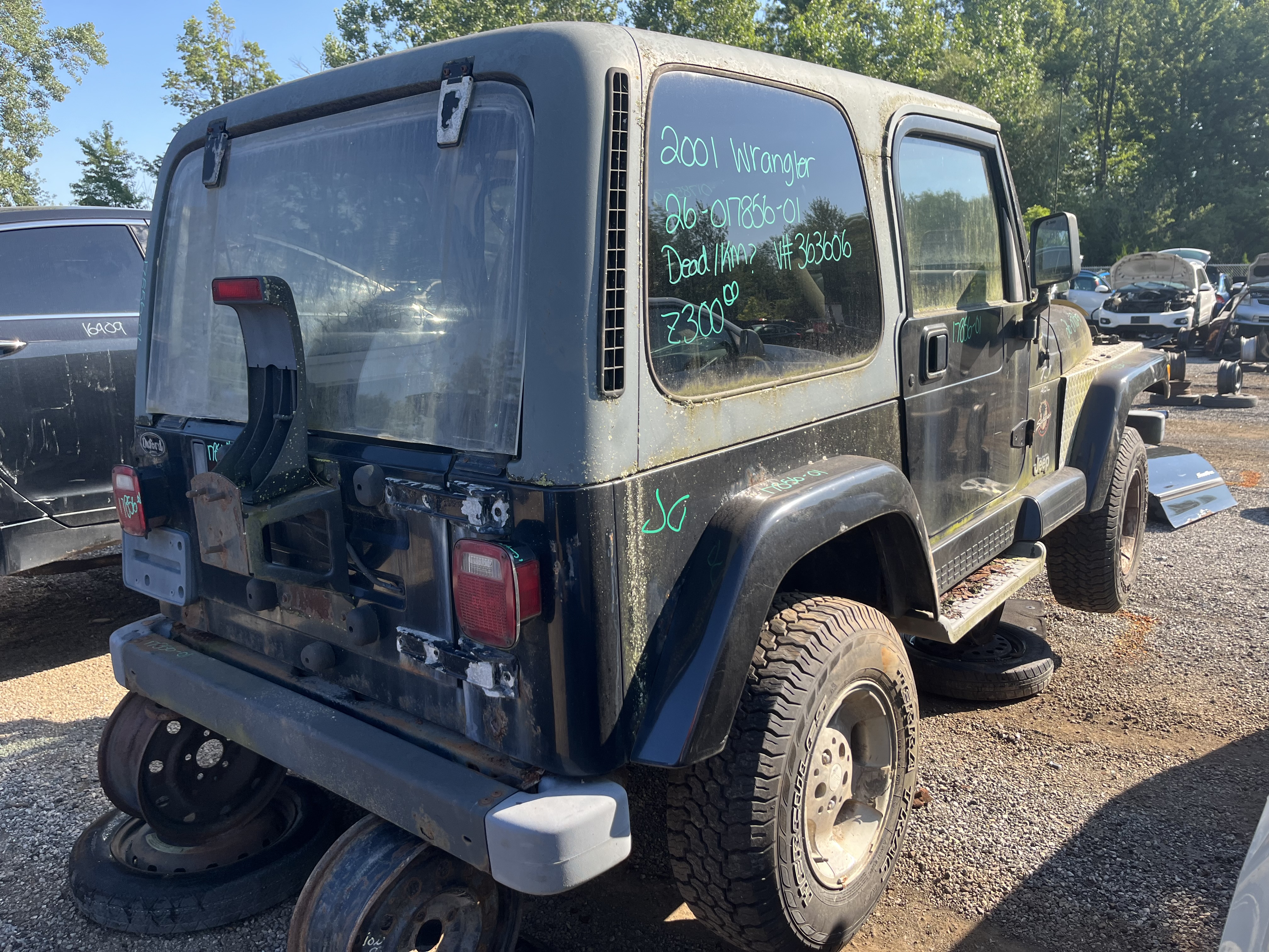 JEEP WRANGLER 2001