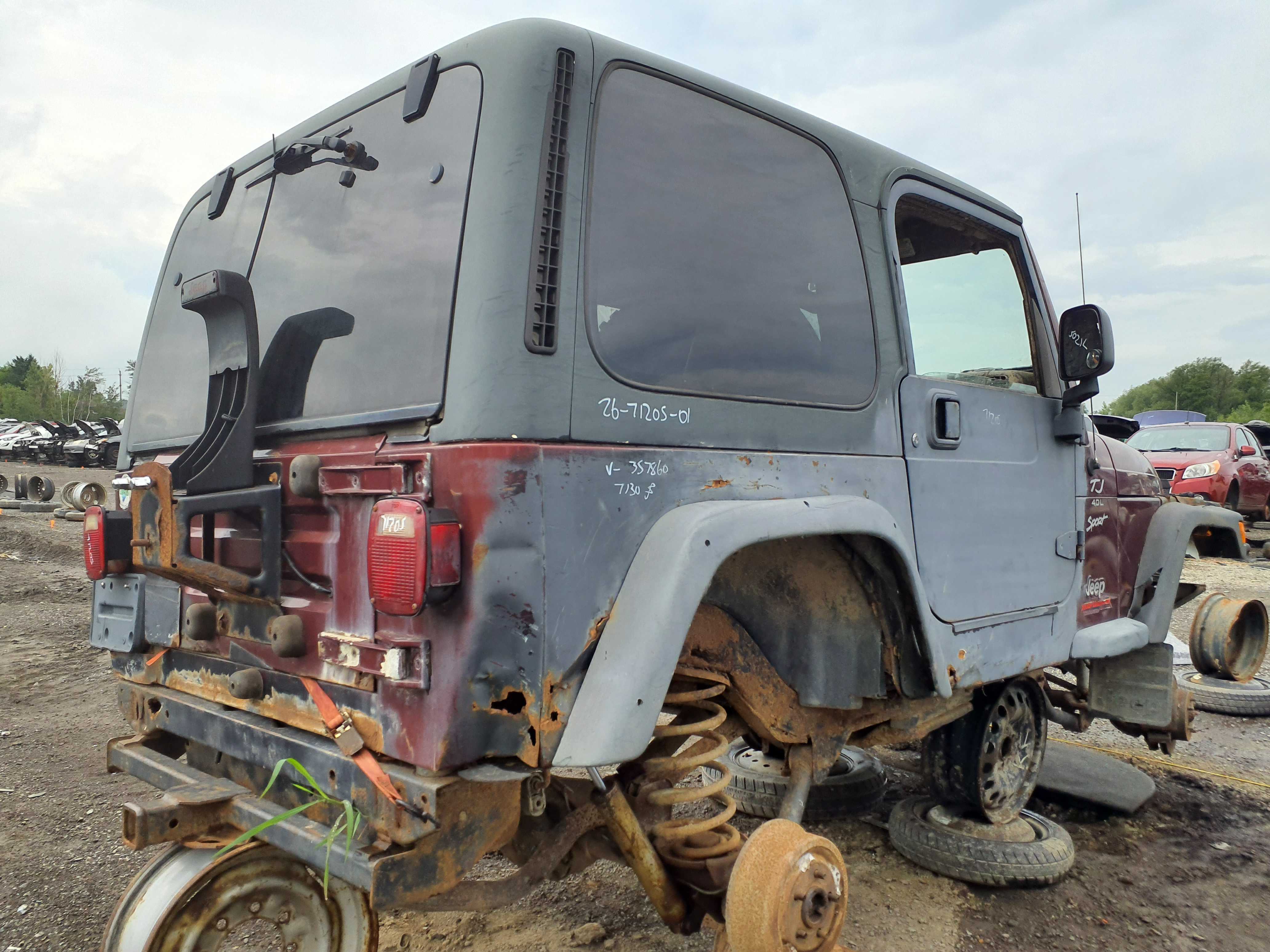JEEP WRANGLER 2001