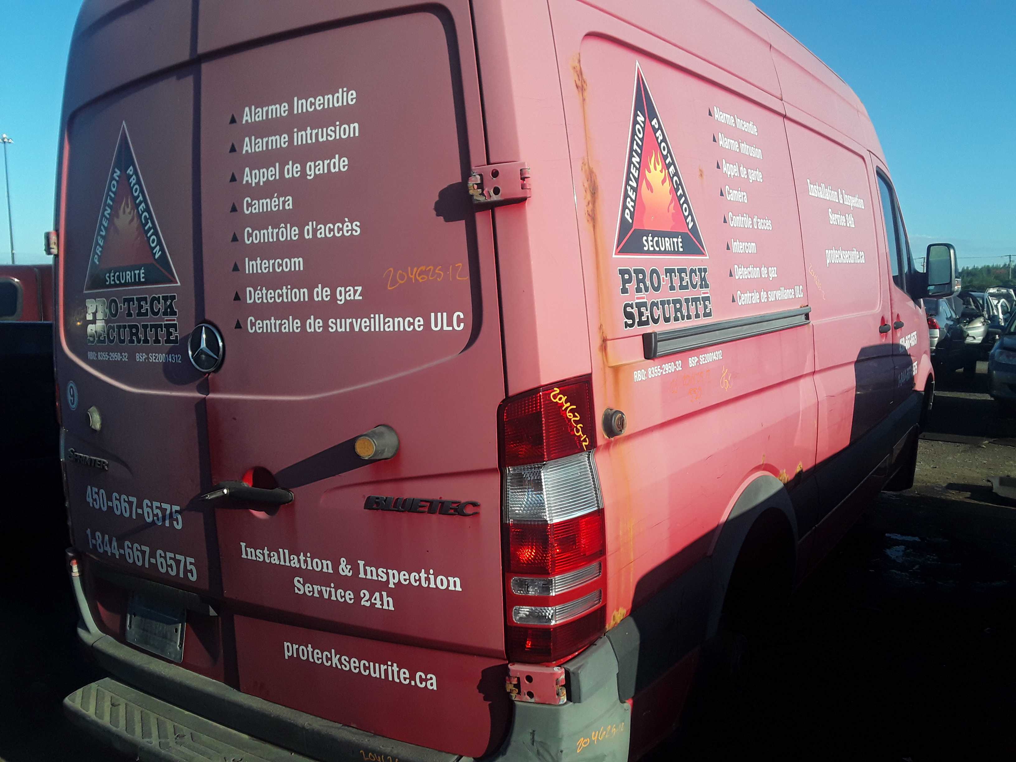MERCEDES-BENZ SPRINTER CARGO VANS 2012