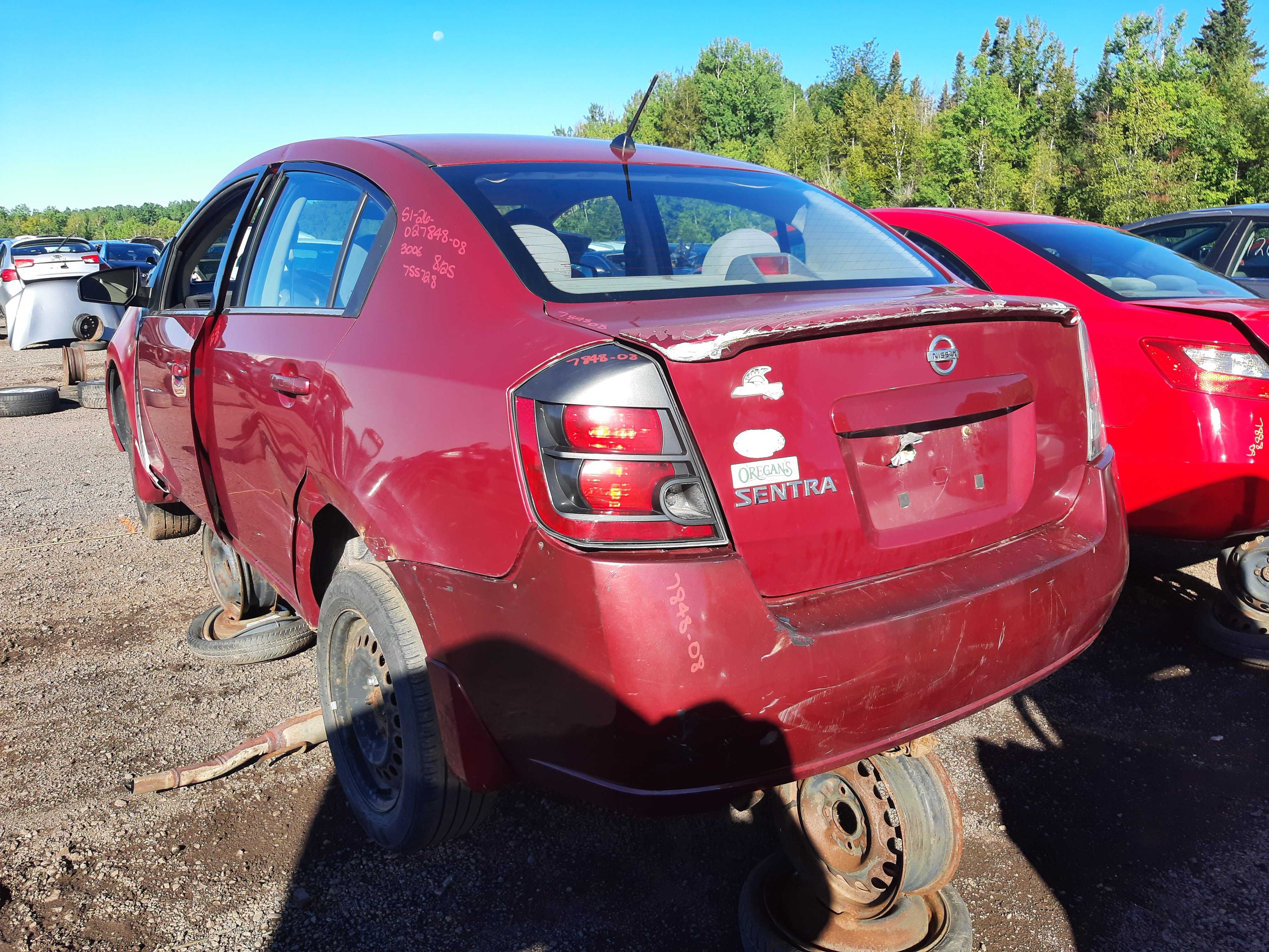 NISSAN SENTRA 2008