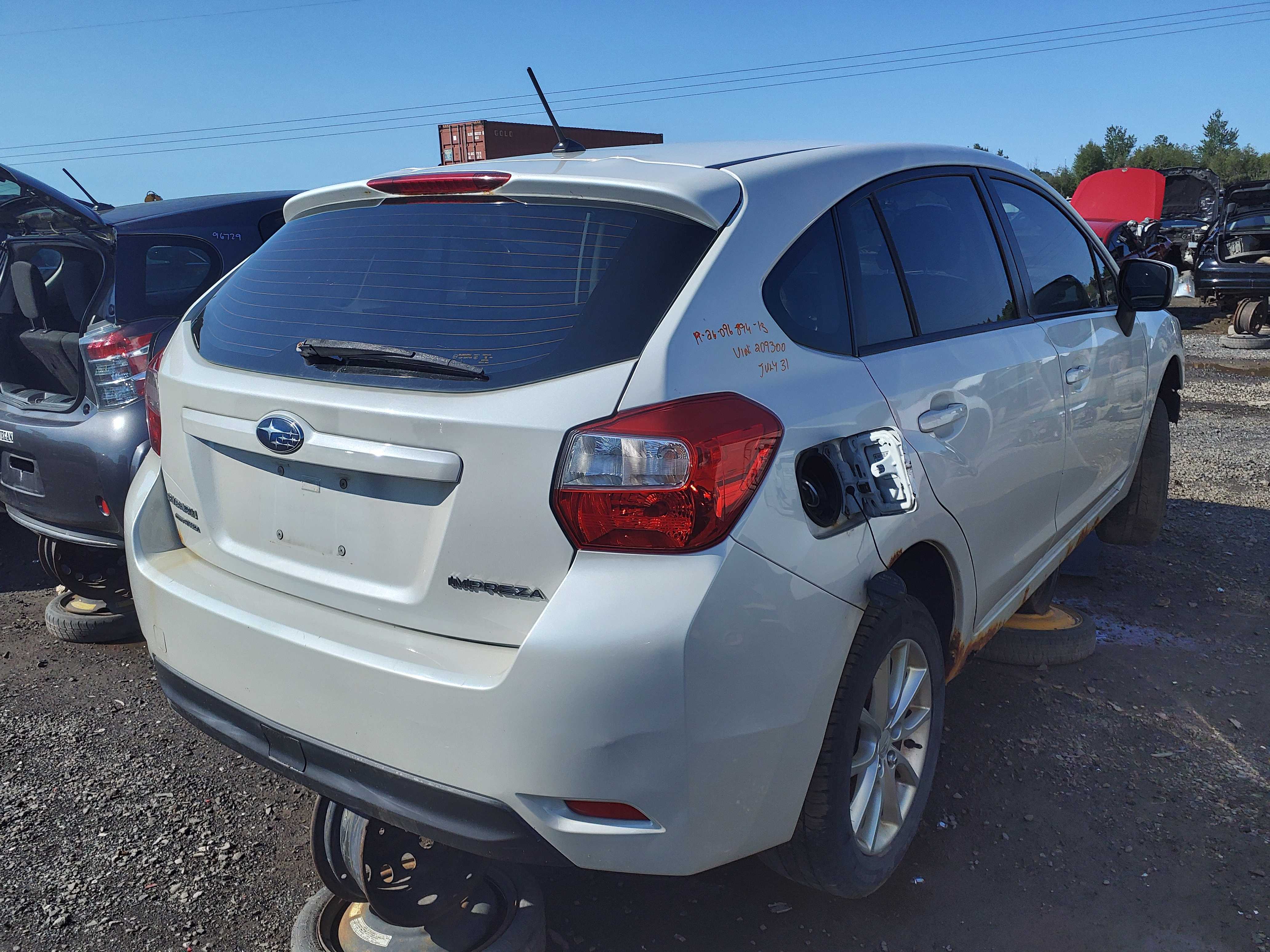 SUBARU IMPREZA 2013